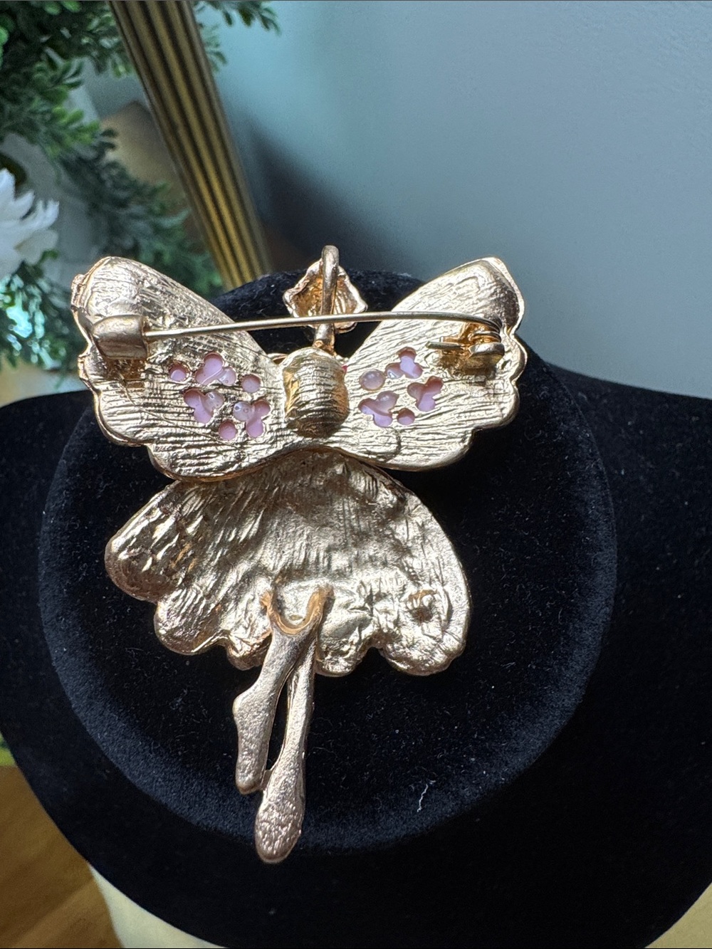 Gold-Tone Multicolor Crystal Ballerina Brooch - Women's Jewelry - Picture 4 of 4
